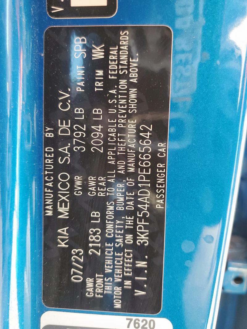 2023 KIA FORTE GT L 3KPF54AD1PE665642