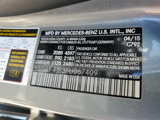 2015 MERCEDES-BENZ C 300 - 55SWF4JB3FU067409