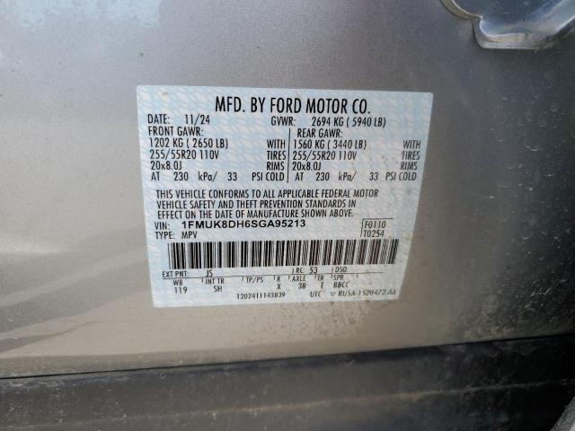 2025 FORD EXPLORER A 1FMUK8DH6SGA95213