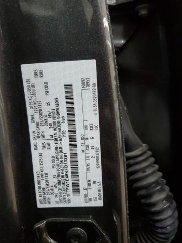 2019 FORD F150 SUPER - 1FTFW1E45KFD13281