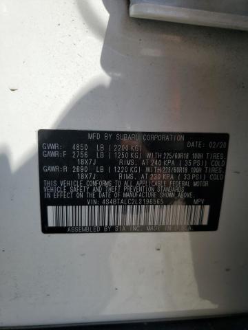 2020 SUBARU OUTBACK LI - 4S4BTALC2L3196565