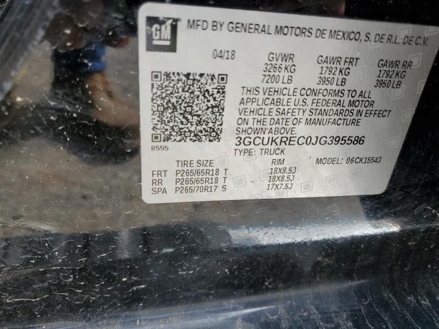 2018 CHEVROLET SILVERADO - 3GCUKREC0JG395586