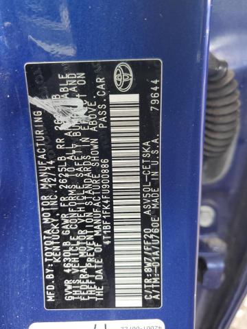 2015 TOYOTA CAMRY LE - 4T1BF1FK4FU900886