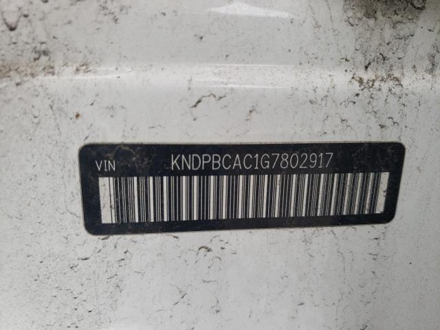 2016 KIA SPORTAGE L KNDPBCAC1G7802917