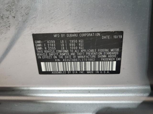 2020 SUBARU IMPREZA 4S3GTAB67L3701862