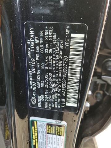 2022 GENESIS GV80 BASE KMUHBDSB0NU097720