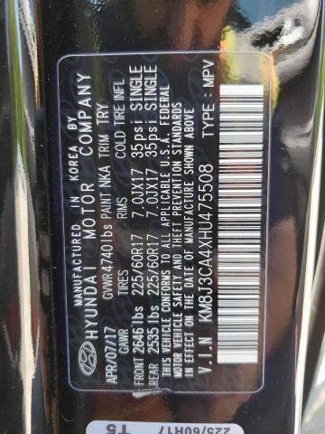 2017 HYUNDAI TUCSON LIM - KM8J3CA4XHU475508