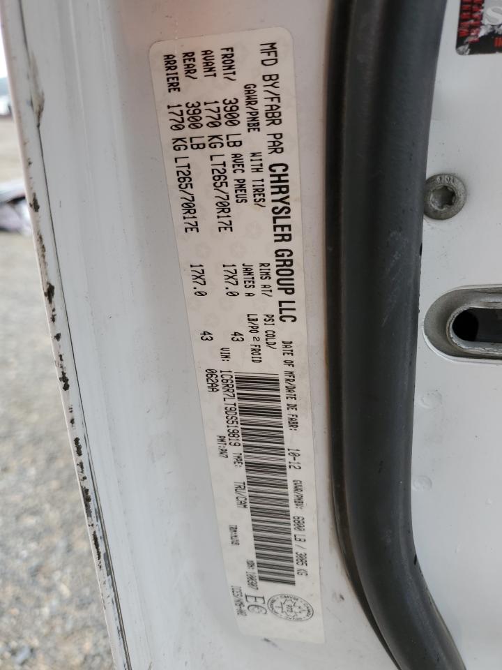 Lot #3214180369 2013 RAM 1500 SLT