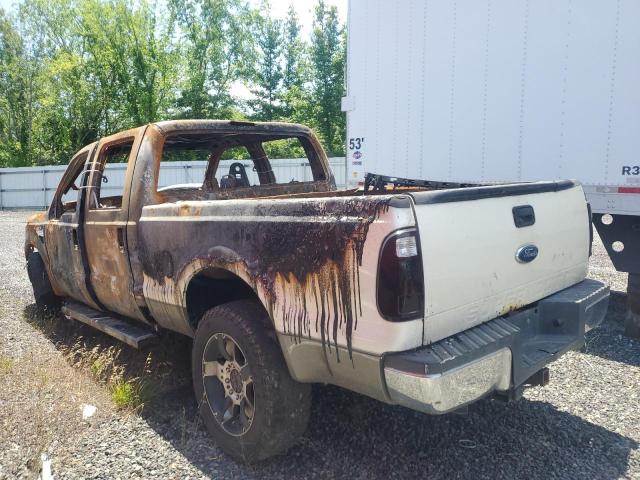 FORD F350 SRW S 2008 white crew pic diesel 1FTWW31RX8EE28616 photo #3