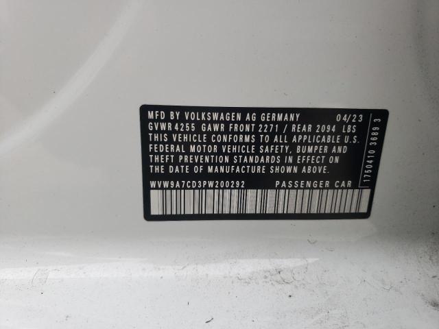 2023 VOLKSWAGEN GTI 40TH A WVW9A7CD3PW200292