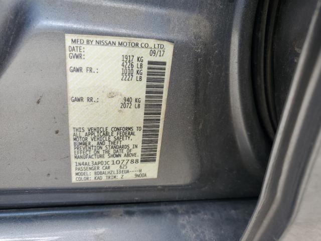 2018 NISSAN ALTIMA 2.5 1N4AL3AP0JC107788
