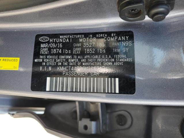 2016 HYUNDAI ACCENT SE - KMHCT4AE3GU116717