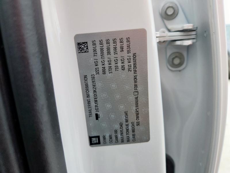 2019 GMC SIERRA K15 1GTU9FED3KZ419383
