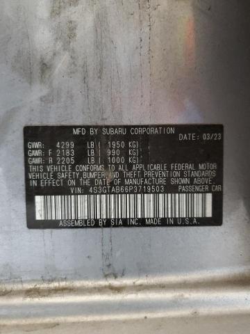 2023 SUBARU IMPREZA 4S3GTAB66P3719503