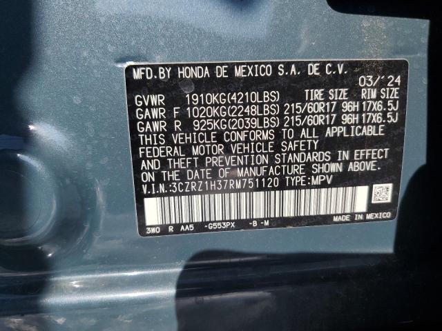 2024 HONDA HR-V LX 3CZRZ1H37RM751120