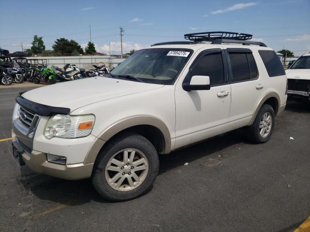FORD EXPLORER E 2009 white  gas 1FMEU74E29UA37934 photo #1