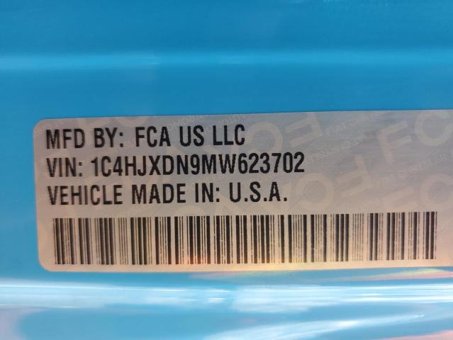 2021 JEEP WRANGLER U - 1C4HJXDN9MW623702