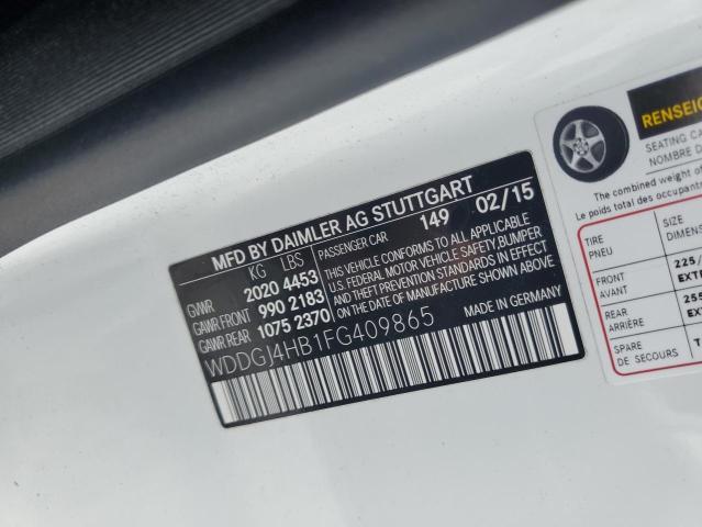 2015 MERCEDES-BENZ C 250 WDDGJ4HB1FG409865