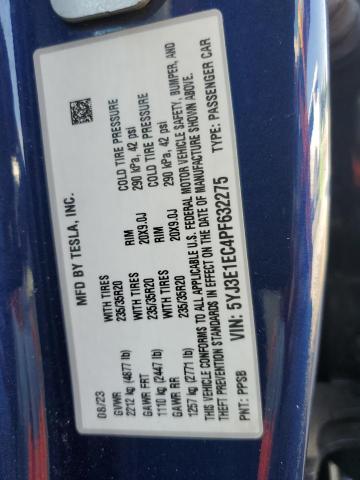 2023 TESLA MODEL 3 - 5YJ3E1EC4PF632275