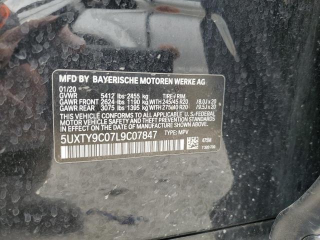 2020 BMW X3 XDRIVEM - 5UXTY9C07L9C07847