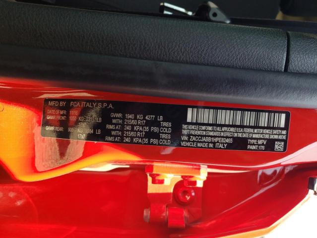 2017 JEEP RENAGADE ZACCJABB1HPE82465