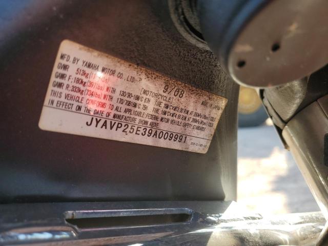 2009 YAMAHA XVS1300 CT JYAVP25E39A009991