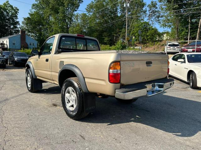 TOYOTA TACOMA 2002 tan pickup gas 5TEPM62N42Z897969 photo #3