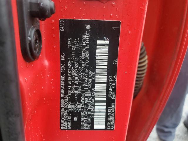 2010 TOYOTA TUNDRA DOU - 5TFUM5F10AX012290