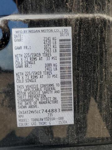 2020 NISSAN ROGUE S - 5N1AT2MV5LC744883