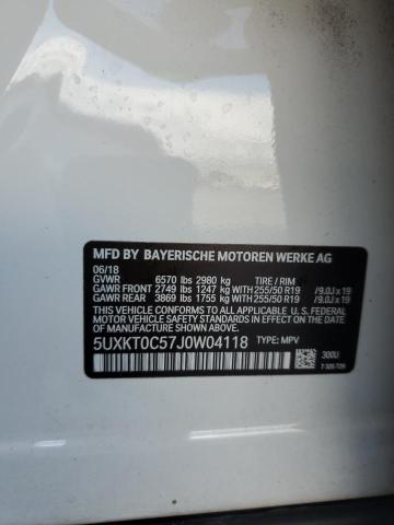 2018 BMW X5 XDR40E 5UXKT0C57J0W04118