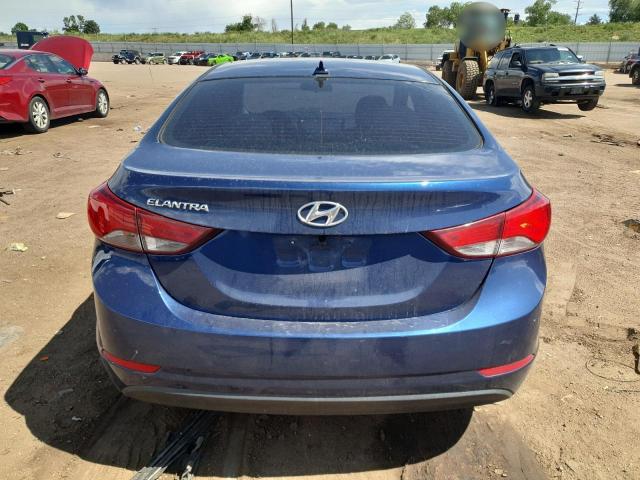 2016 HYUNDAI ELANTRA SE 5NPDH4AE6GH720010