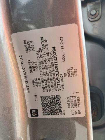 2022 GMC CANYON ELE 1GTG5CEN2N1320394