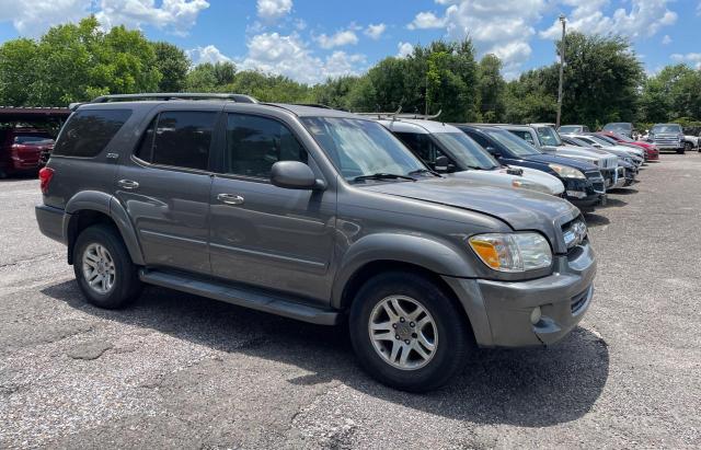 TOYOTA SEQUOIA SR 2005 gray 4dr spor gas 5TDZT34A45S261381 photo #1