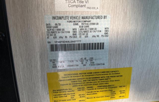2020 FORD F53 1F66F5DN4L0A07777