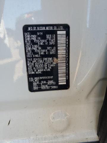 2015 NISSAN QUEST S JN8AE2KP3F9120167