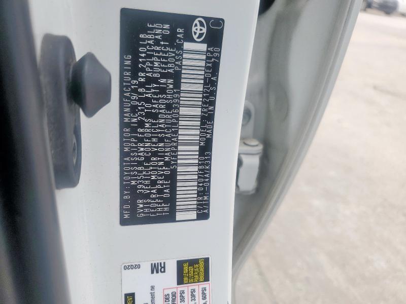 2020 TOYOTA COROLLA LE - 5YFEPRAE1LP063991
