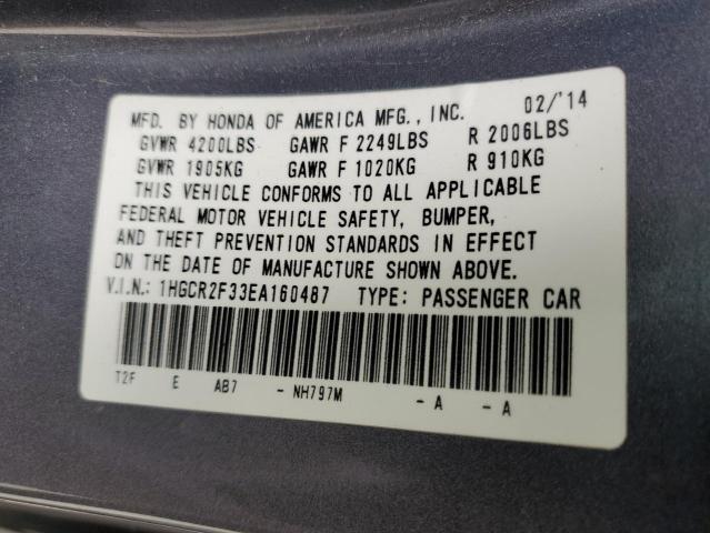 2014 HONDA ACCORD LX - 1HGCR2F33EA160487