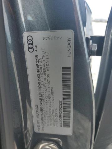 2016 AUDI A3 PREMIUM WAUA7GFF4G1052222