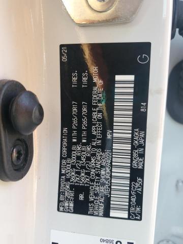 2021 TOYOTA 4RUNNER SR - JTEPU5JR0M5940221