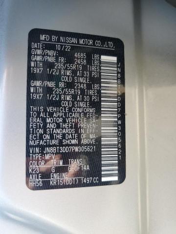 2023 NISSAN ROGUE PLAT JN8BT3DD7PW305621