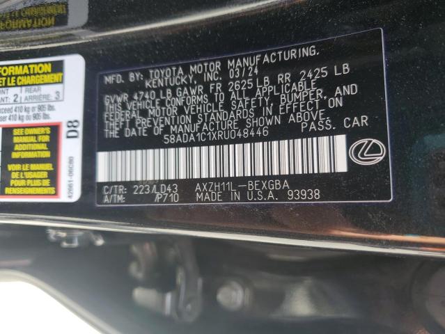 2024 LEXUS ES 300H BA 58ADA1C1XRU048446