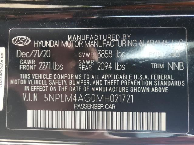 2021 HYUNDAI ELANTRA SE - 5NPLM4AG0MH021721