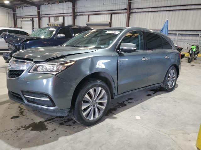 ACURA MDX TECHNO 2014 gray 4dr spor gas 5FRYD4H44EB040188 photo #1