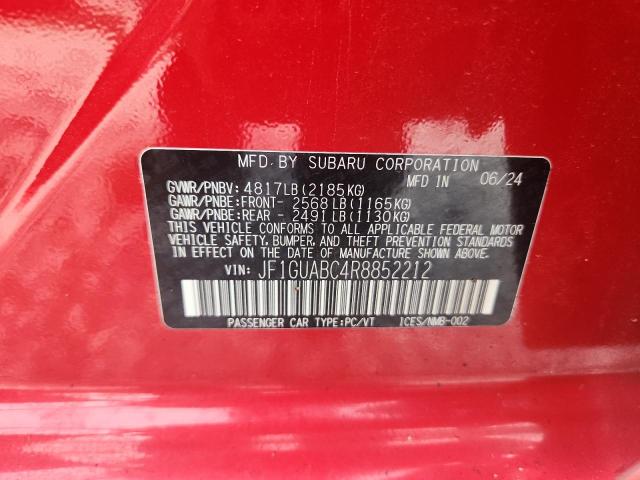 2024 SUBARU IMPREZA JF1GUABC4R8852212