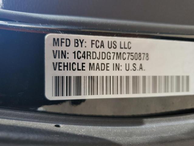 2021 DODGE DURANGO GT 1C4RDJDG7MC750878