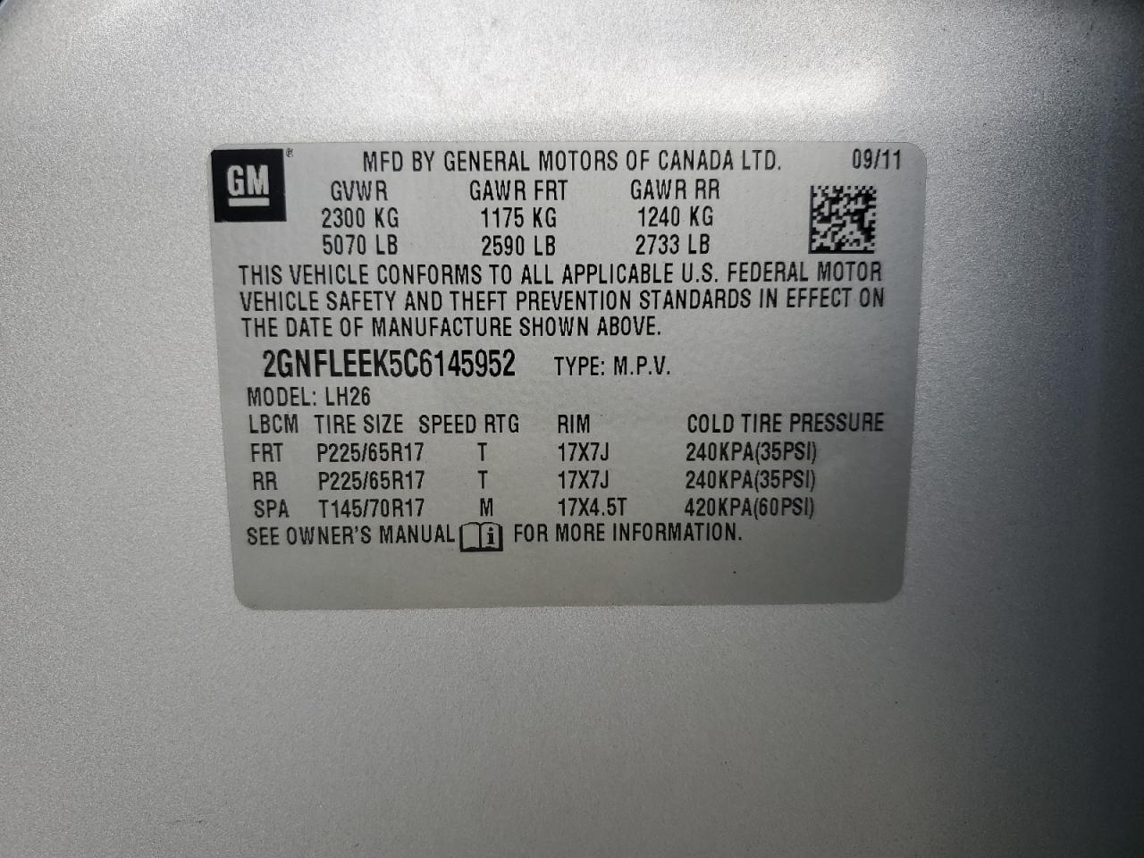 CHEVROLET EQUINOX LT