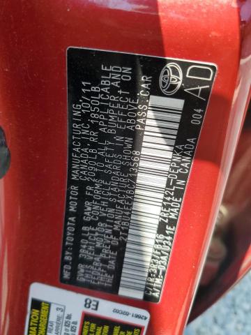 2011 TOYOTA COROLLA BA - 2T1BU4EEXBC713568