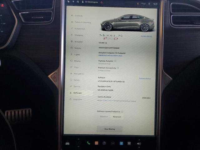 2015 TESLA MODEL S P9 5YJSA1V41FF100609