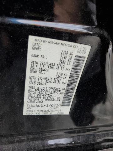 2020 NISSAN MURANO SV - 5N1AZ2BJ9LN140420