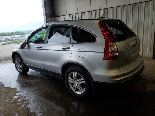 HONDA CR-V EXL 2010 silver  gas 5J6RE4H78AL064511 photo #3
